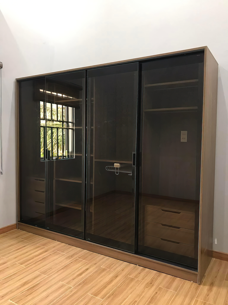 Tủ quần áo cánh kính lùa đẹp nhất 2023: Kết hợp hoàn hảo giữa thẩm mỹ và tiện nghi