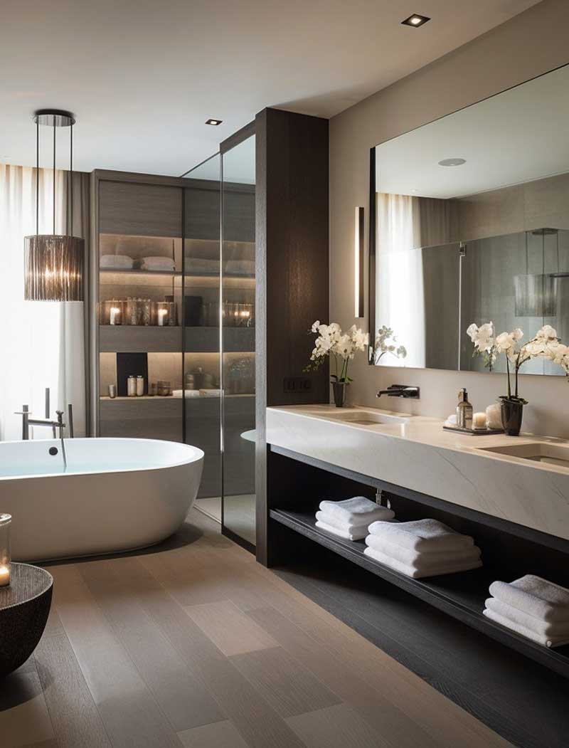 Phòng tắm đẹp hiện đại